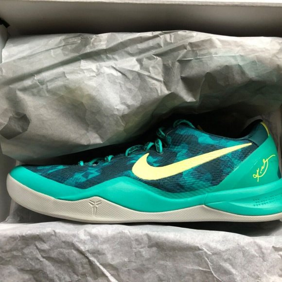 Size 10 - Nike Kobe 8 Supernatural low top men's blue ball shoes 587551-373 - Picture 3 of 7